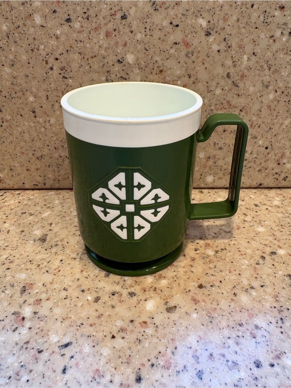 Vintage 1970s Chalet Insulated Coffee Stackable Mug, 8 oz